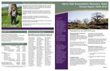 PDF 800KB - Garry Oak Ecosystems Recovery Team