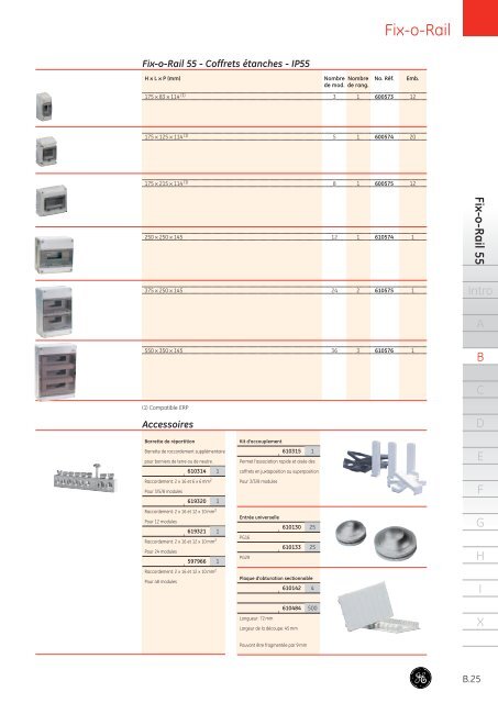 Catalogue Général - G E Power Controls