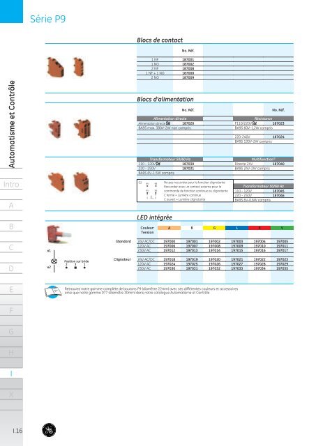 Catalogue Général - G E Power Controls