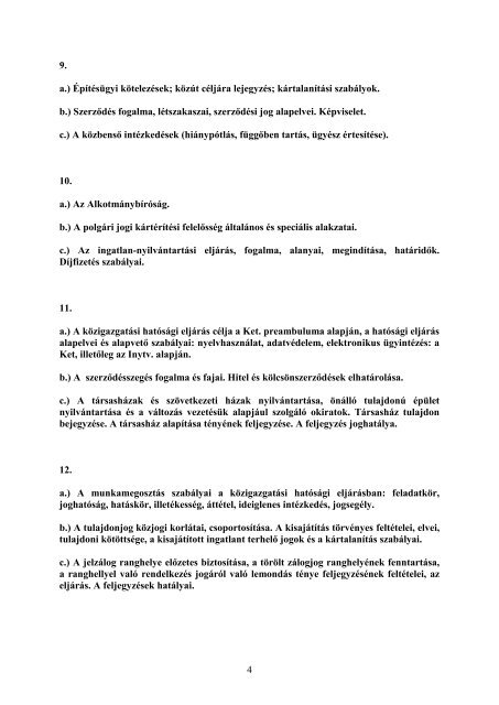 záróvizsga kérdések