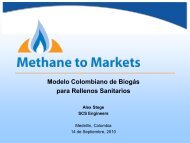 Modelo Colombiano de Biogás para Rellenos Sanitarios