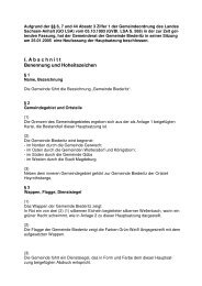 Internet Hauptsatzung der Gemeinde Biederitz 12.04.05_ 25.01.05
