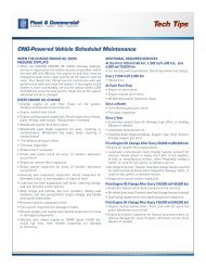 CNG-Powered Vehicle Scheduled Maintenance (PDF) - GM Fleet