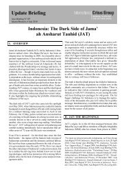 Indonesia: The Dark Side of Jama'ah Ansharut Tauhid - Geneva ...