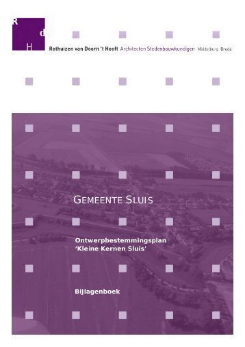 bijlagenboek - Gemeente Sluis