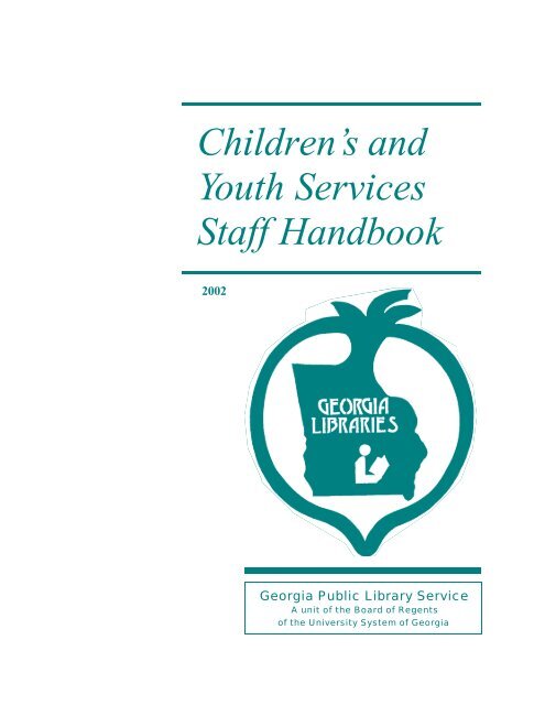 Children's & Youth Services Handbook - Georgia Public Library