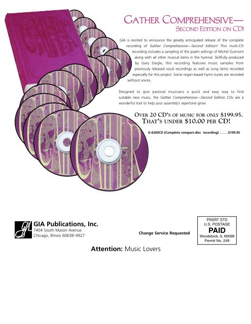 2006 Listening Catalog (1.3 MB, 32 pages) - GIA Publications