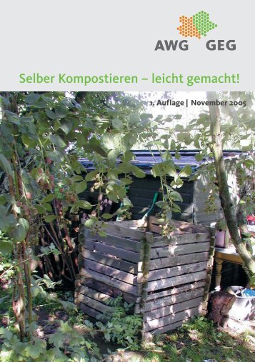 Selber Kompostieren - AWG Abfallwirtschaftsgesellschaft des ...