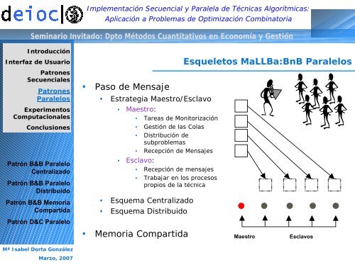 Esqueleto Algorítmico - ulpgc