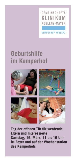 Flyer - Gemeinschaftsklinikum Koblenz-Mayen