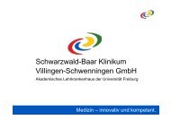 Schwarzwald-Baar Klinikum Villingen-Schwenningen GmbH - GHA