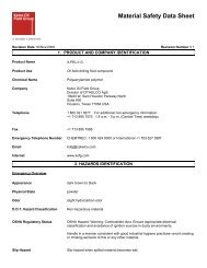 MSDS - GEO Drilling Fluids, Inc.