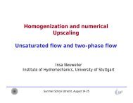 Homogenization: Richards equation