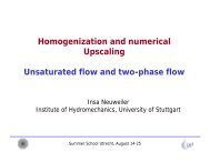 Homogenization: Richards equation
