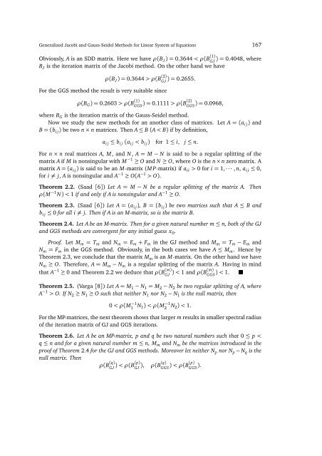 Generalized Jacobi and Gauss-Seidel Methods for Solving Linear ...