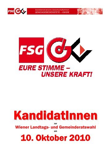GRW10_SPÖ-KandidatInnen - Mitglieder der GdG-KMSfB - FSG