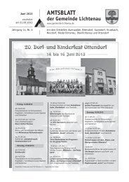 AMTSBLATT - Gemeinde Lichtenau