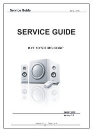 SERVICE GUIDE - Genius