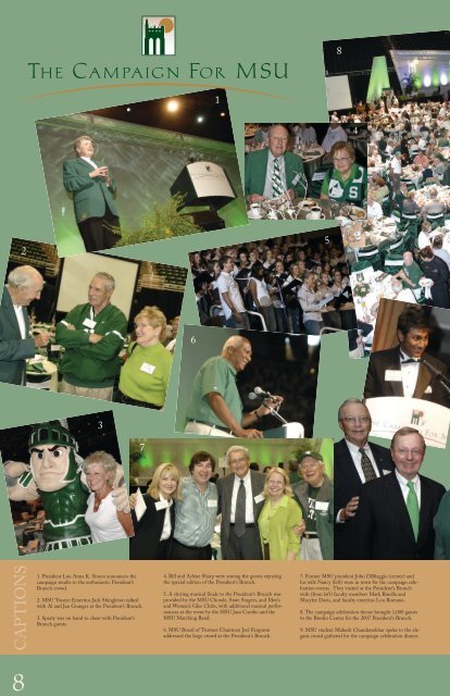 Fall 2007 - Giving to MSU - Michigan State University