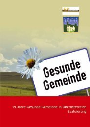 Evaluierung - Netzwerk Gesunde Gemeinde - Land Oberösterreich