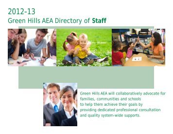 2012-13 Staff Directory - Green Hills AEA