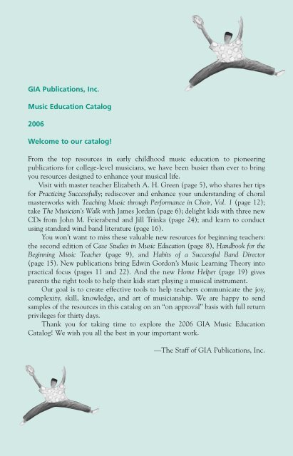 GIA's 2006 Music Education Catalog (4.5 MB, 130 ... - GIA Publications