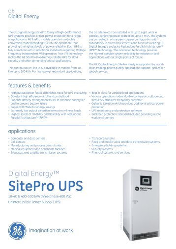 SitePro UPS