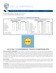 Pac-12 Championships Release (PDF) - GoDucks.com