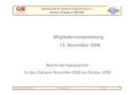 Bericht der Kassenprüfer 2009 - GfSE