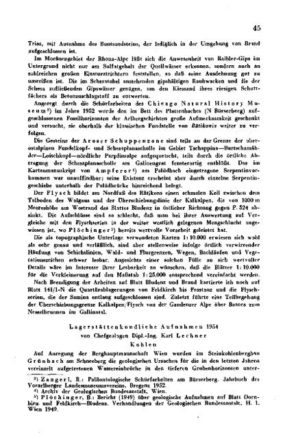 1954 - Geologische Bundesanstalt