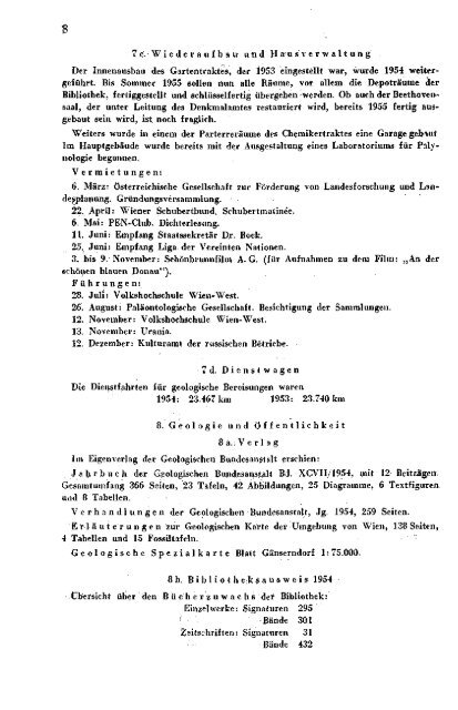 1954 - Geologische Bundesanstalt