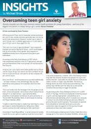 Overcoming teen girl anxiety