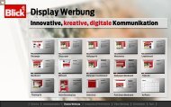 Display Werbung - Blick