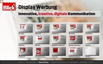 Display Werbung - Blick