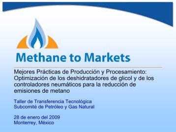 Optimización de la Tasa de Circulación del Glicol - Global Methane ...