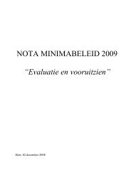 Nota minimabeleid (2 december 2008) - Gemeente Best