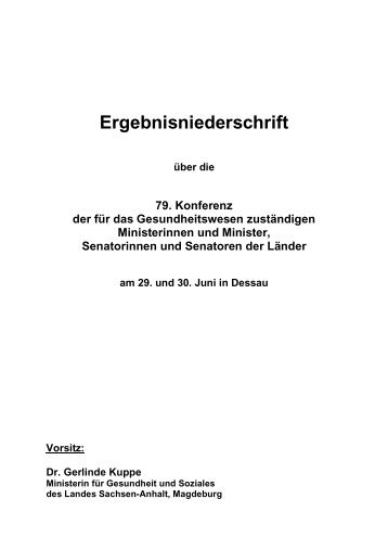 Ergebnisprotokoll der 79. GMK (PDF, 111 KB)