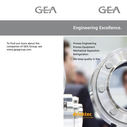 drinktec leaflet - GEA Refrigeration Technologies