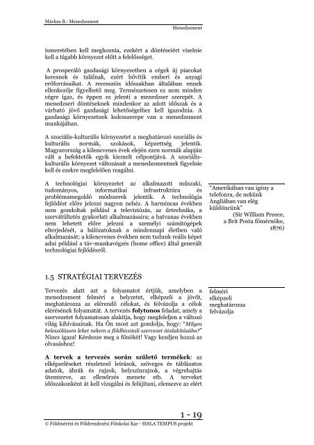 Menedzsment alapok
