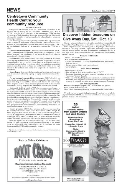 October, 2007 - Glebe Report