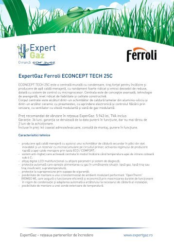 ExpertGaz FERROLI ECONCEPT TECH 25 C