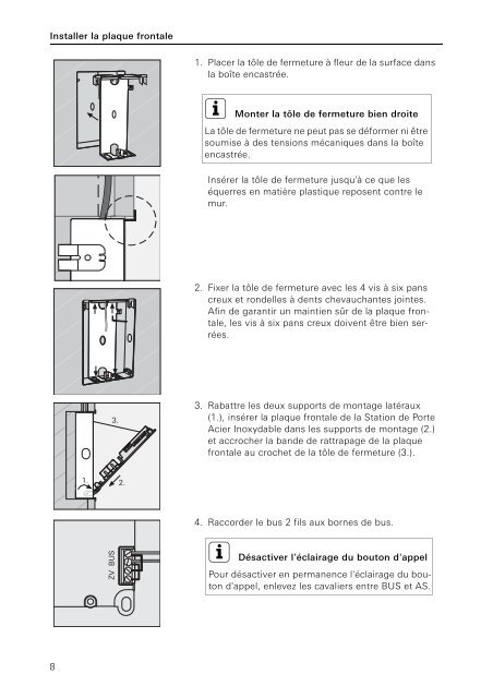 Station de Porte Acier Inoxydable - Gira