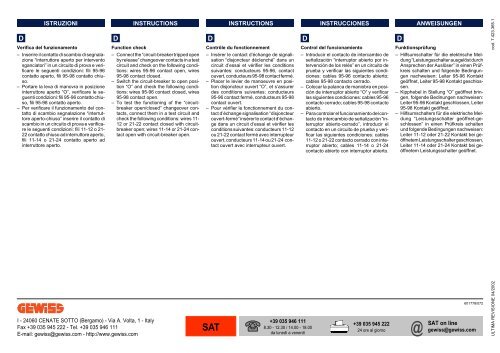 MTS 160 Serie MTSA - Gewiss