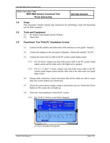 MSP RMA FUNCTIONAL TEST - GENERIC.pdf - Genius