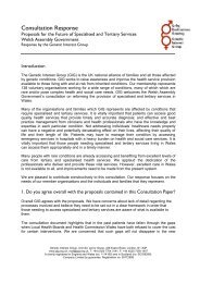 Consultation Response - Genetic Alliance UK