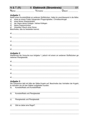 N & T (R) 6 Elektronik (Stromkreis) 01 - Gegenschatz.net