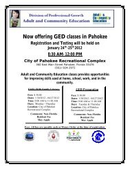 Now offering GED classes in Pahokee - The Glades Initiative