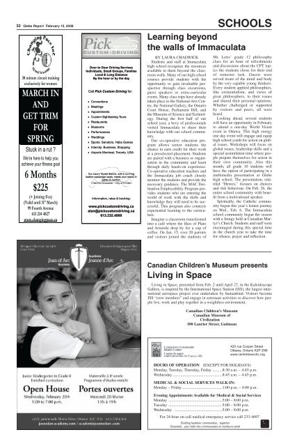 February, 2008 - Glebe Report