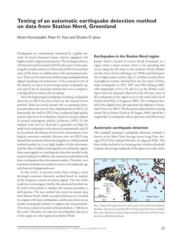 Geological Survey of Denmark and Greenland Bulletin 26 ... - GEUS