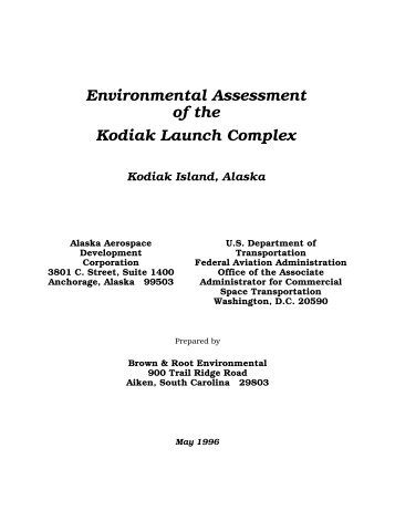 Environmental Assessment of the Kodiak Launch Complex